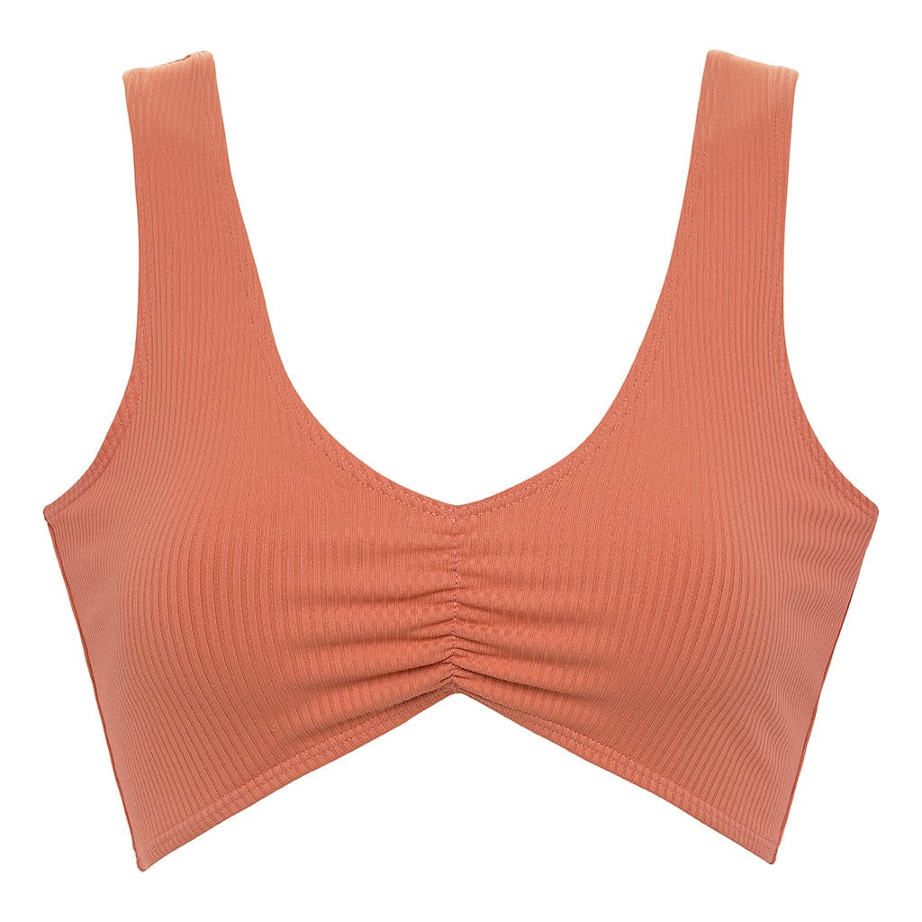 Kim Variation Top | Coral Rib