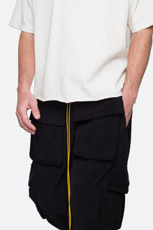 Corduroy Snap II Cargo Pants | Black