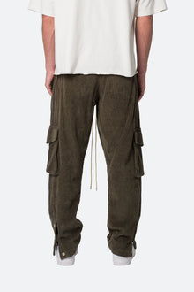 Corduroy Snap II Cargo Pants | Olive