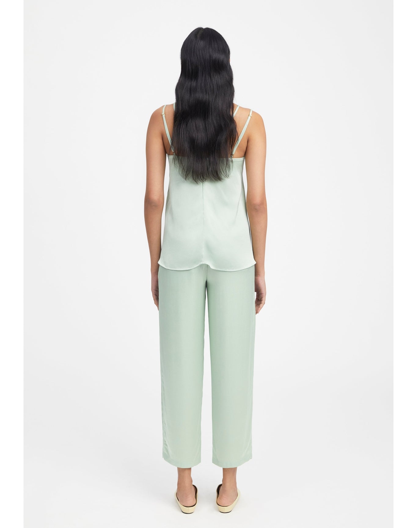 Cornel | Satin Cami Top | Jade