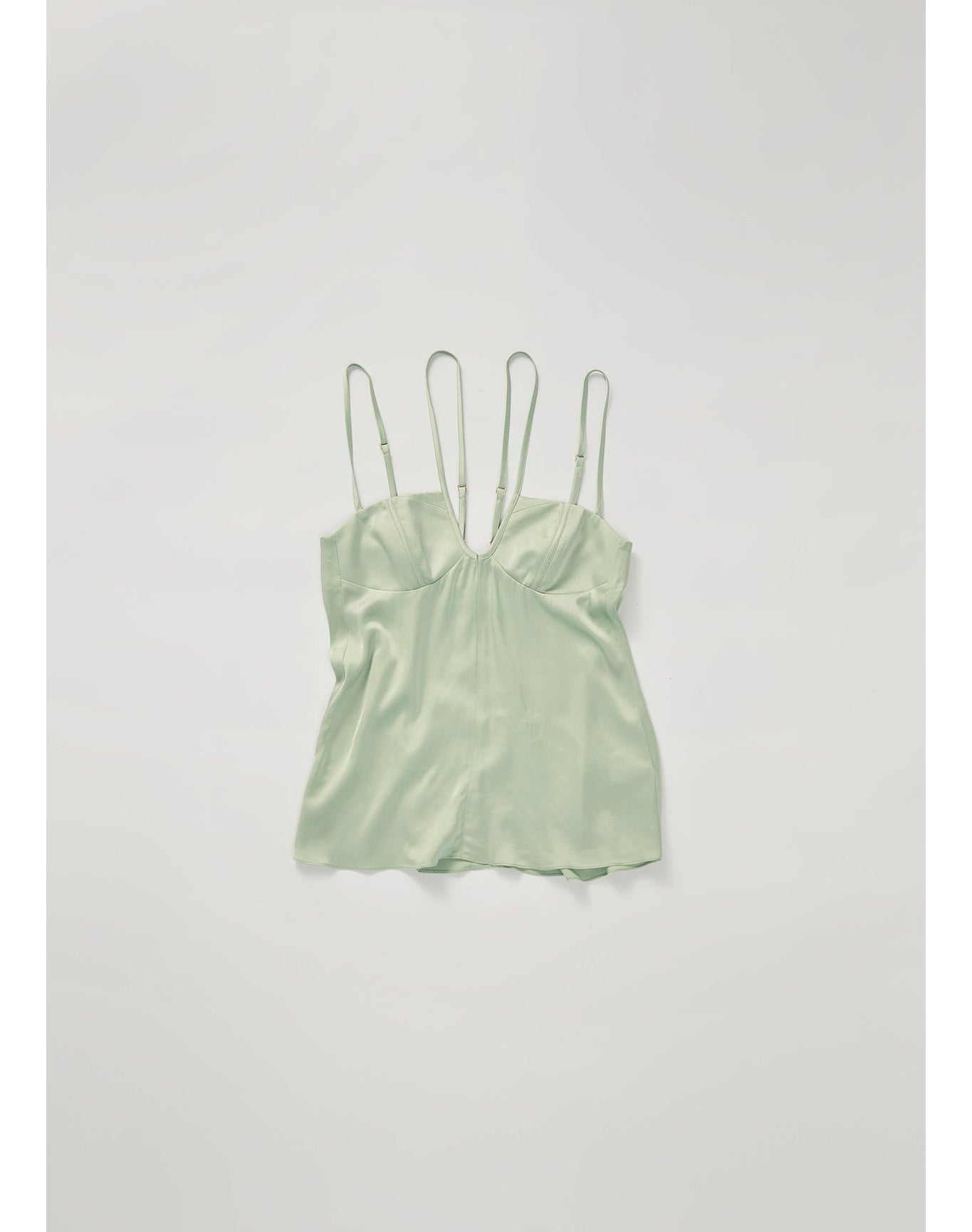 Cornel | Satin Cami Top | Jade