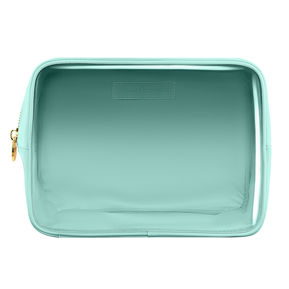 Clear Front Large Pouch | Cotton Candy