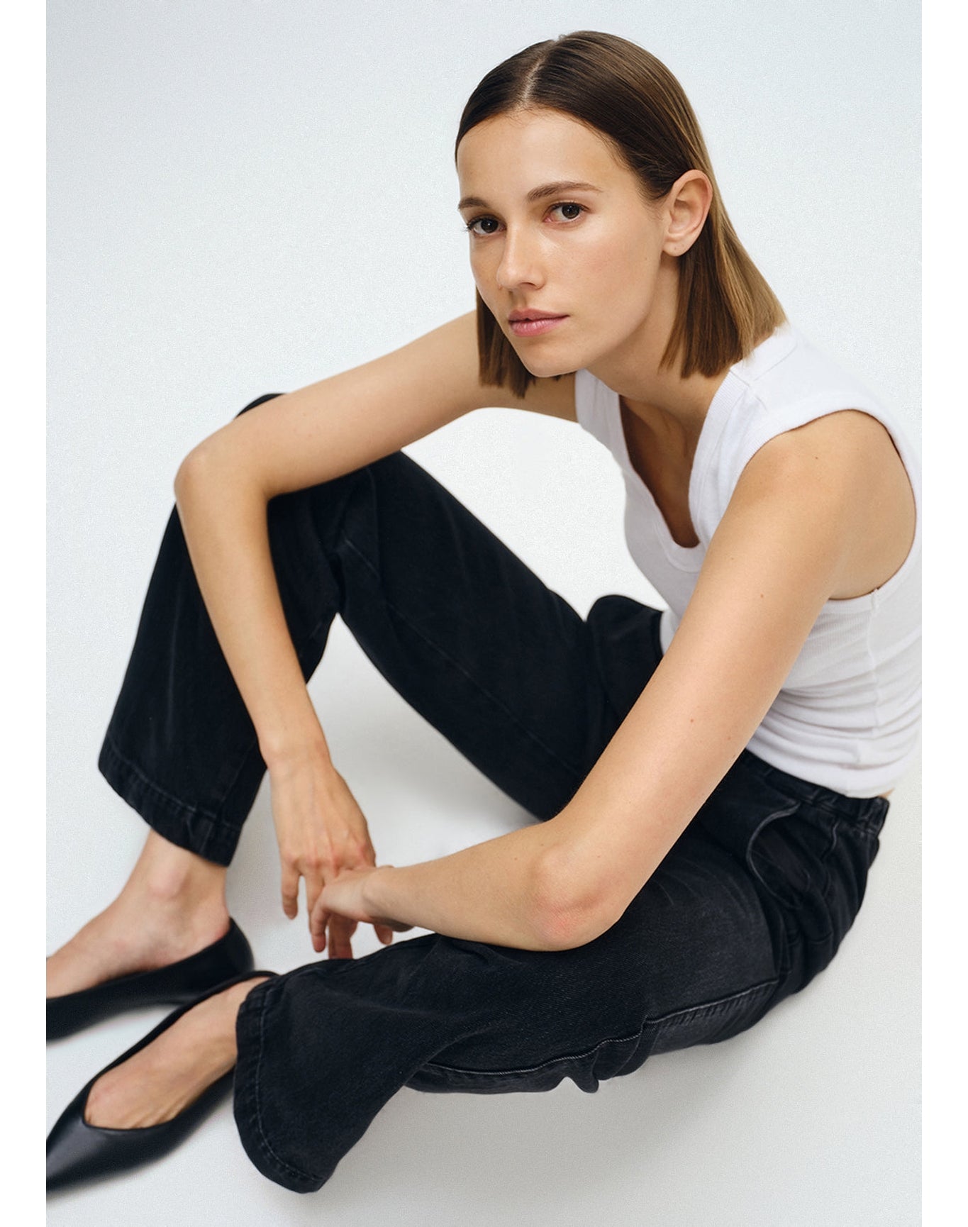 Cotton Denim Everywhere Pant | Washed Black