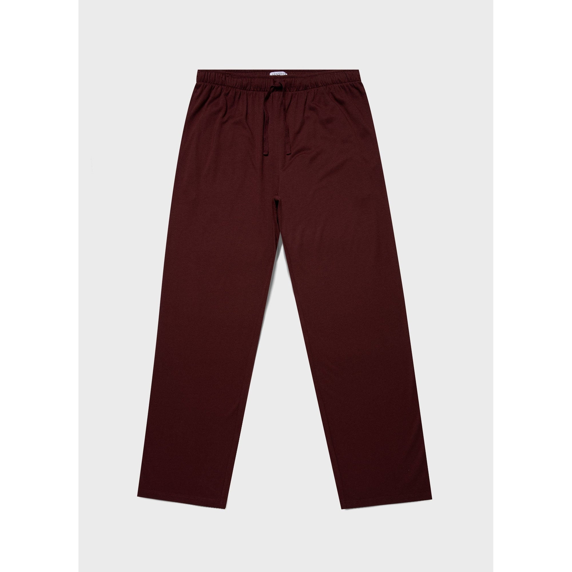 Cotton Modal Lounge Pant | Men | Maroon