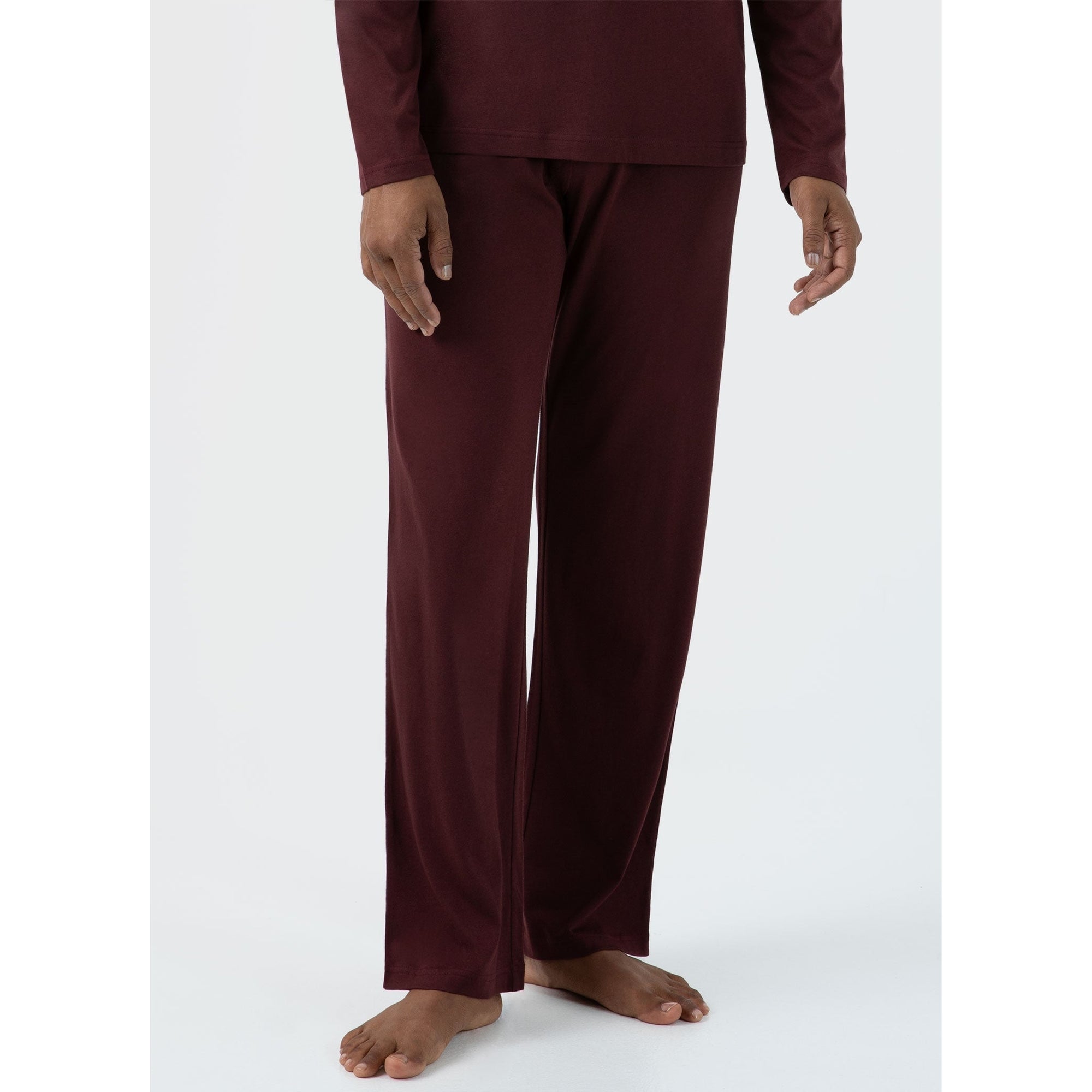 Cotton Modal Lounge Pant | Men | Maroon