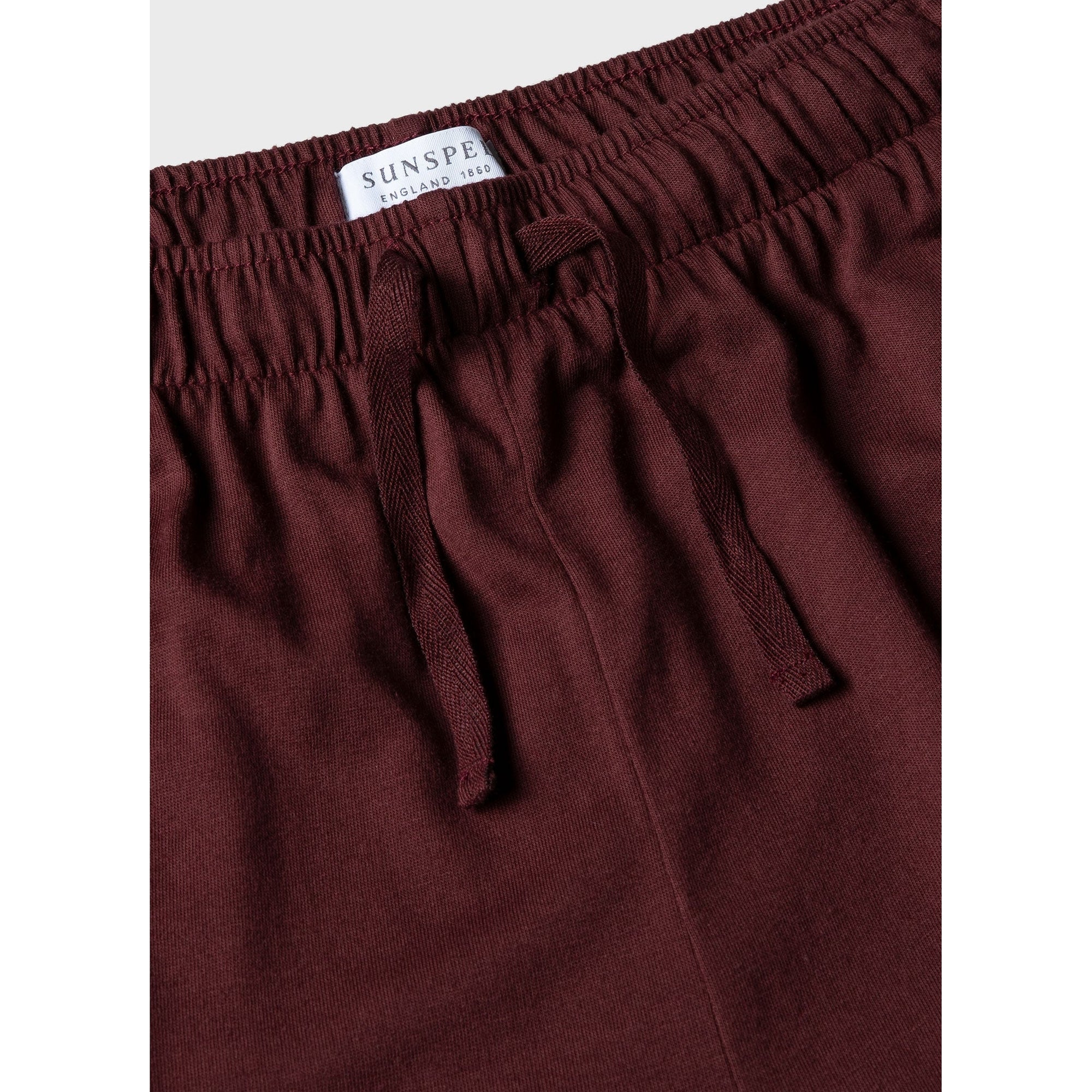 Cotton Modal Lounge Pant | Men | Maroon