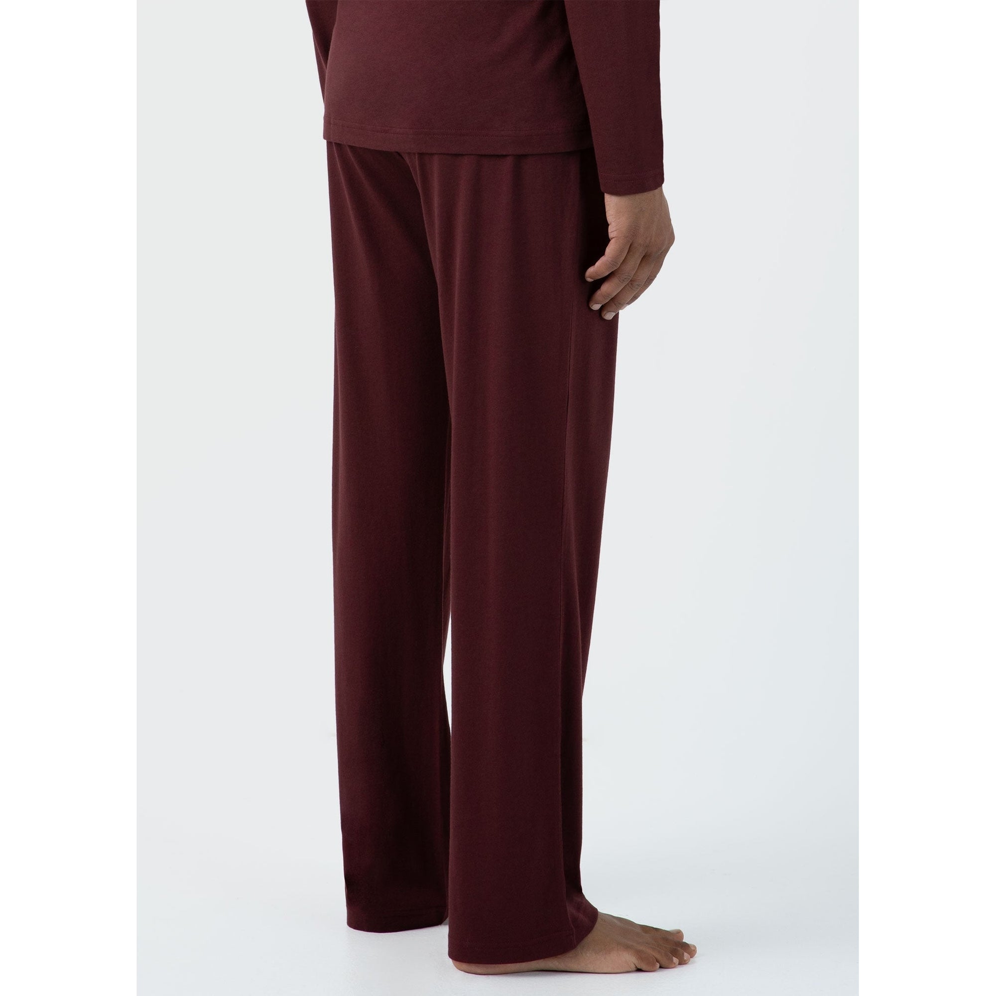 Cotton Modal Lounge Pant | Men | Maroon