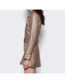 Courrèges | Women | Checked Jacket | Brown