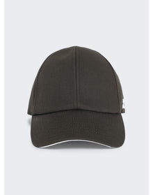 Courrèges | Women | Embroidered Cap | Mud Brown