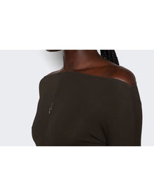 Courrèges | Women | Embroidered Cap | Mud Brown