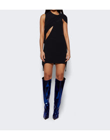 Courrèges | Women | Heritage Crepe Twist Dress | Black
