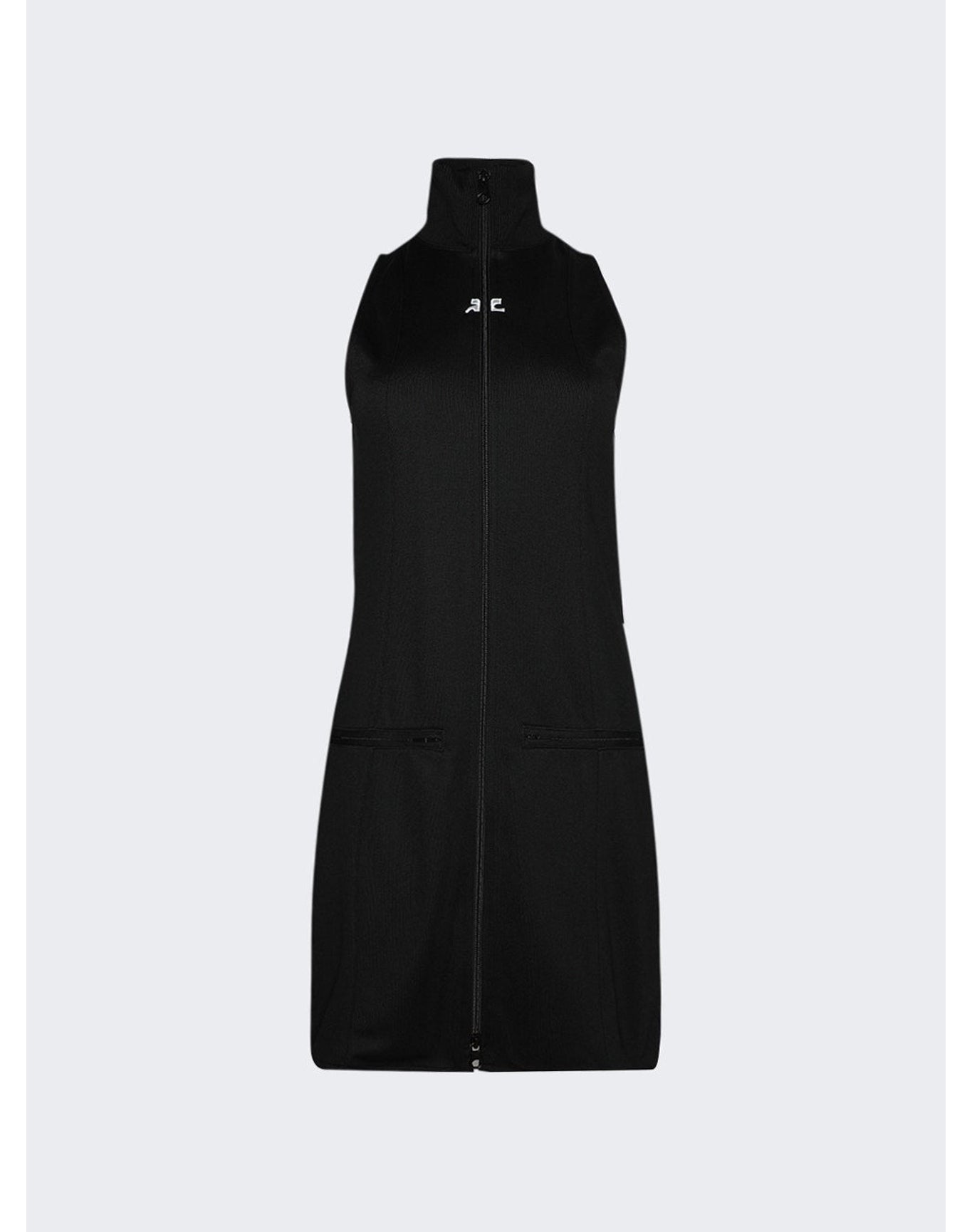 Courrèges | Women | Interlock Tracksuit Mini Dress | Black