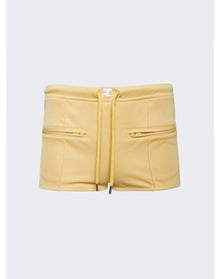 Courrèges | Women | Interlock Tracksuit Mini Shorts | Pollen