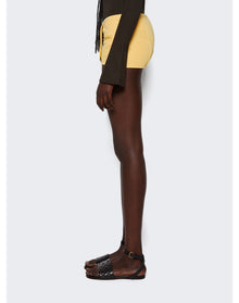 Courrèges | Women | Interlock Tracksuit Mini Shorts | Pollen