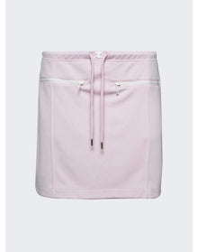 Courrèges | Women | Tracksuit Interlock Mini Skirt | Powder Pink