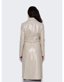 Courrèges | Women | Vinyl Trench Coat | Mastic Grey