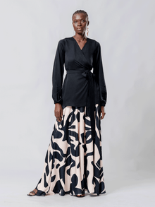 Nina Top | Solid Noir