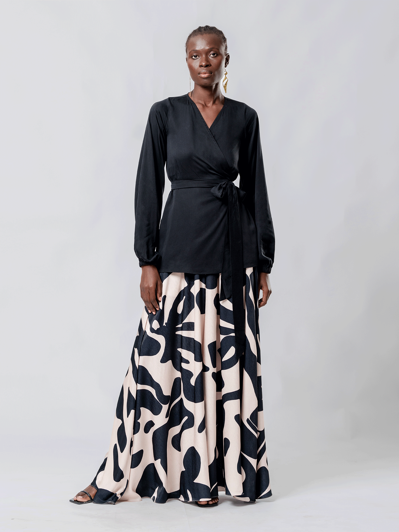 Nina Top | Solid Noir