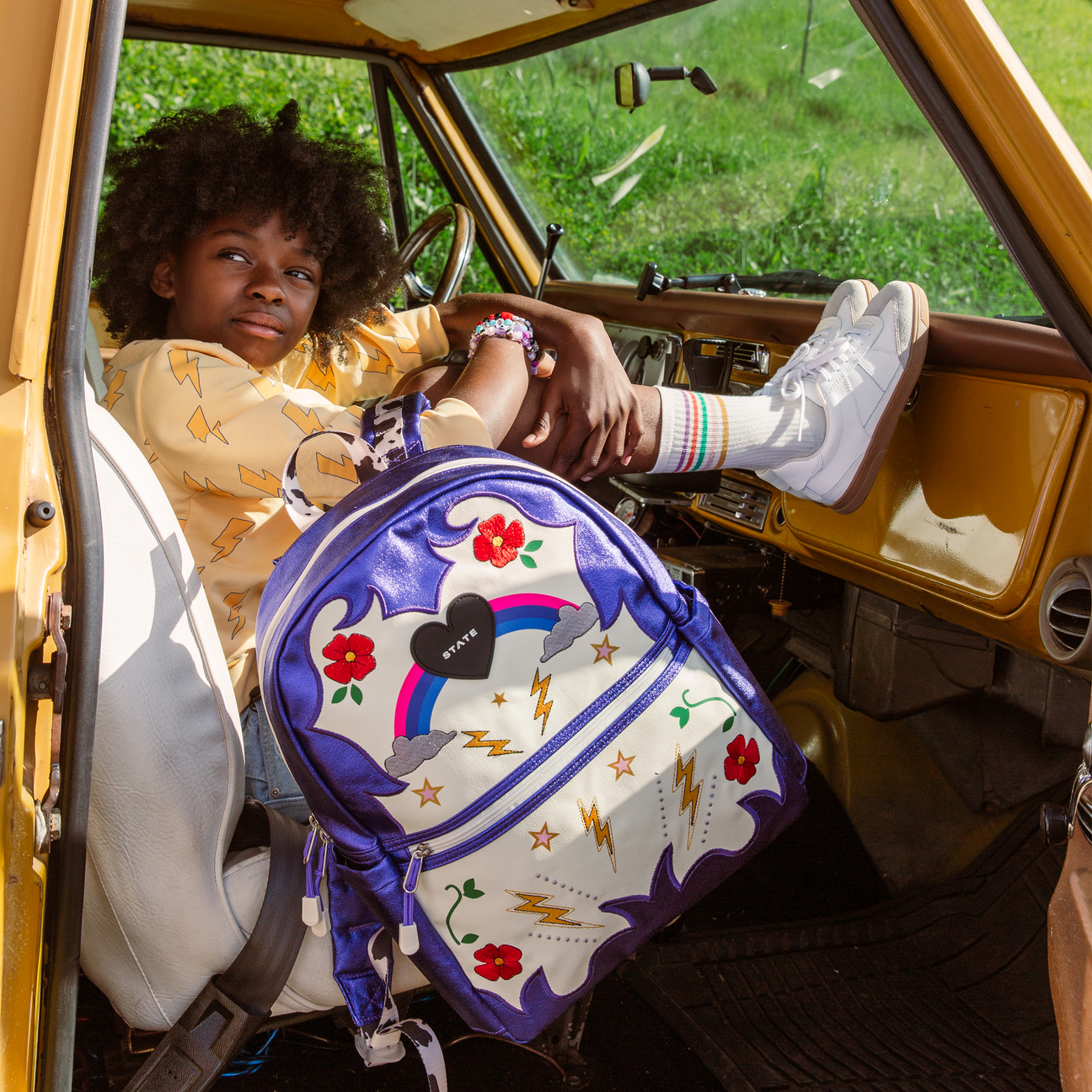 Kane Double Pocket Backpack | Cowgirl - Kids