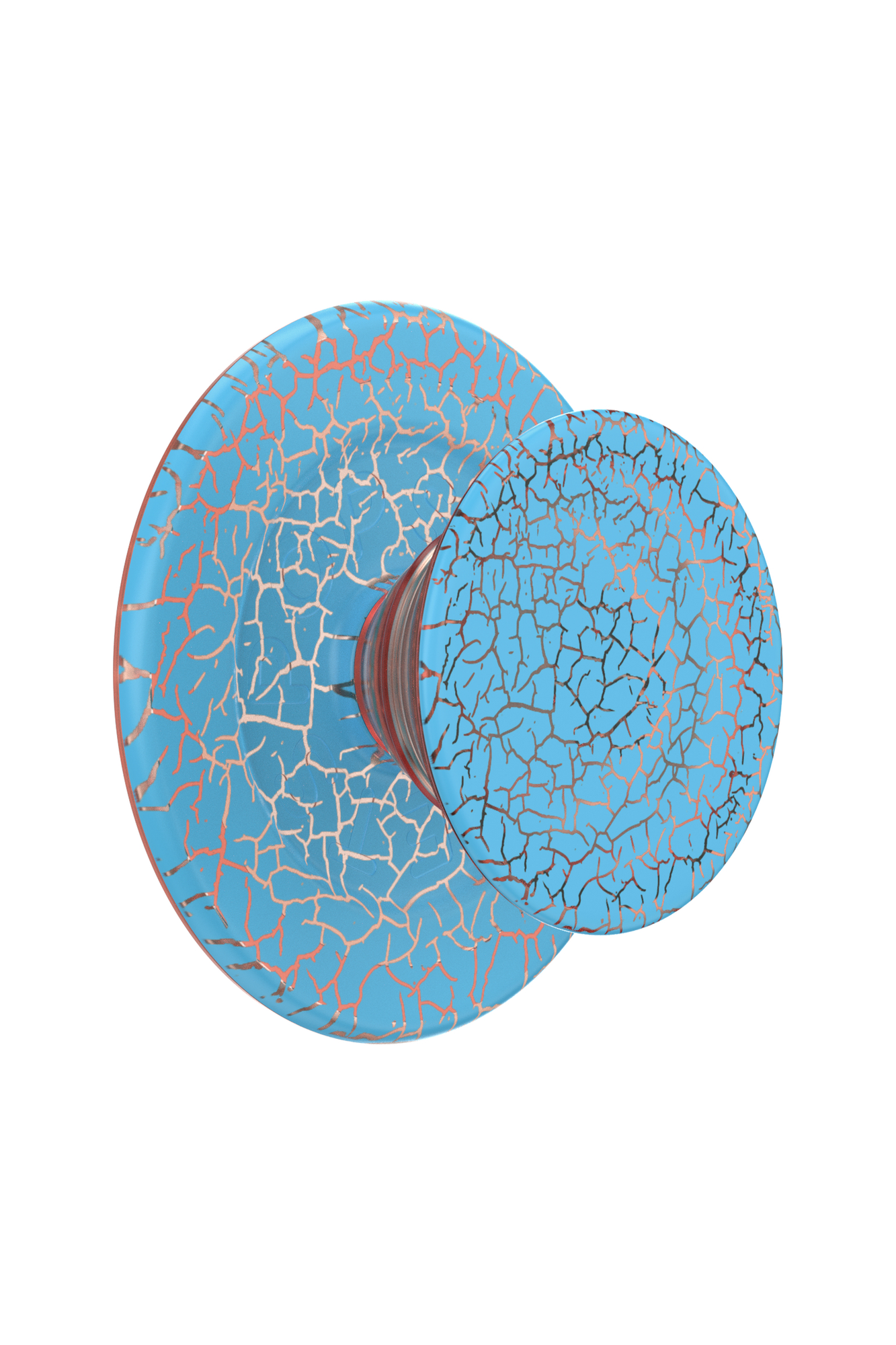 Crackle Denali Printed Orange Zest | Blue