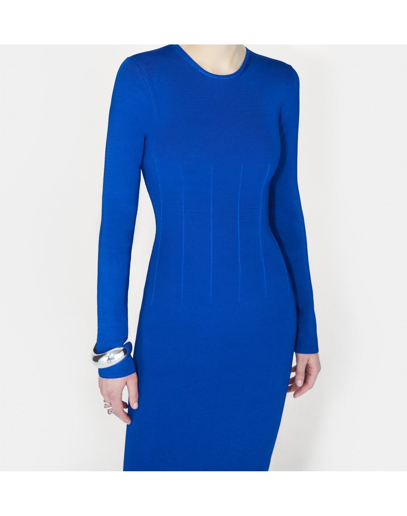 Crew Neck Atalanta Dress | Ocean