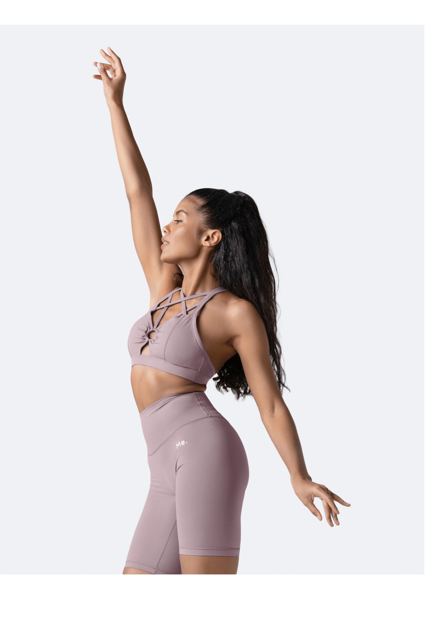 Criss Cross Front Top | Dusty Pink