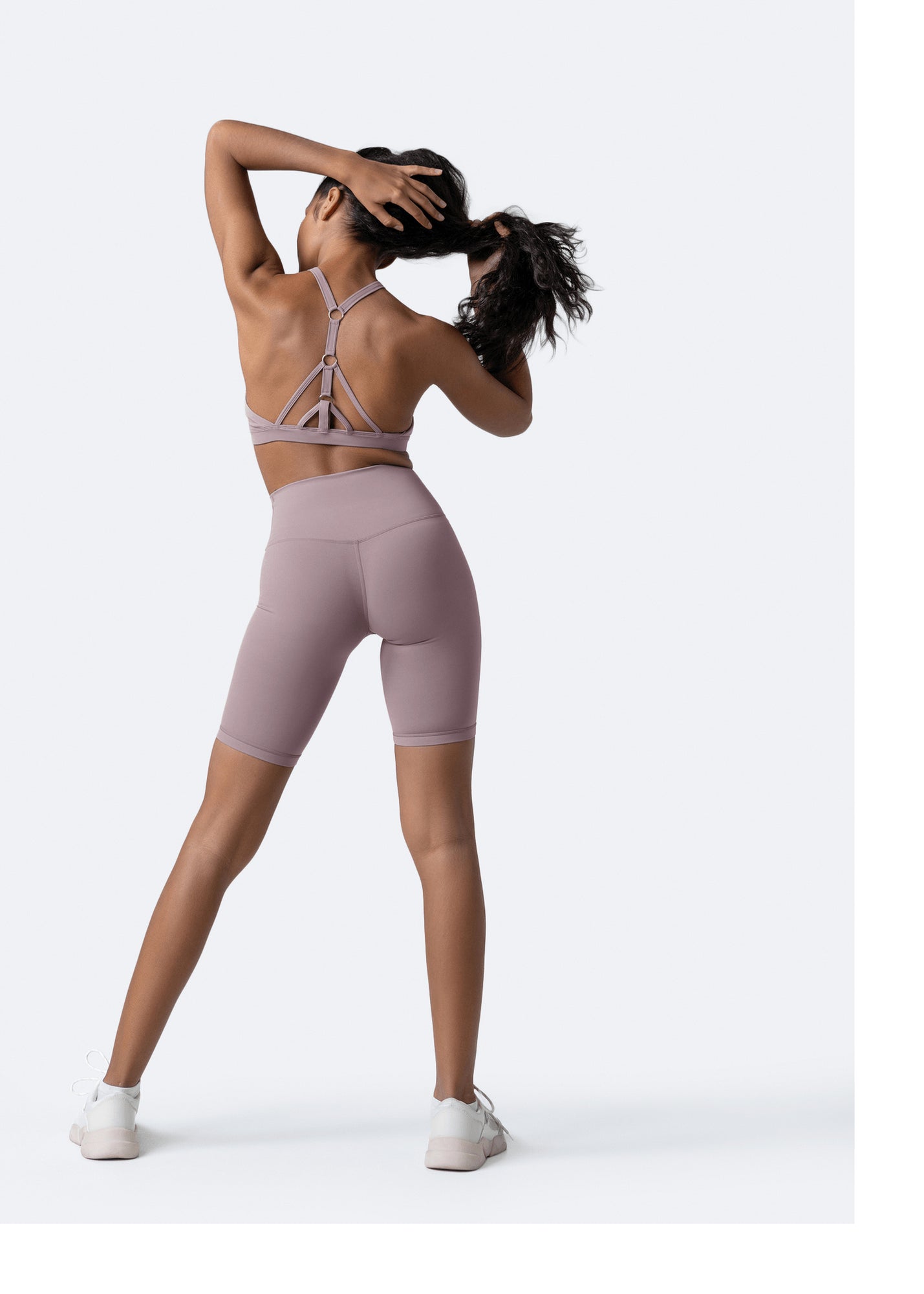 Criss Cross Front Top | Dusty Pink