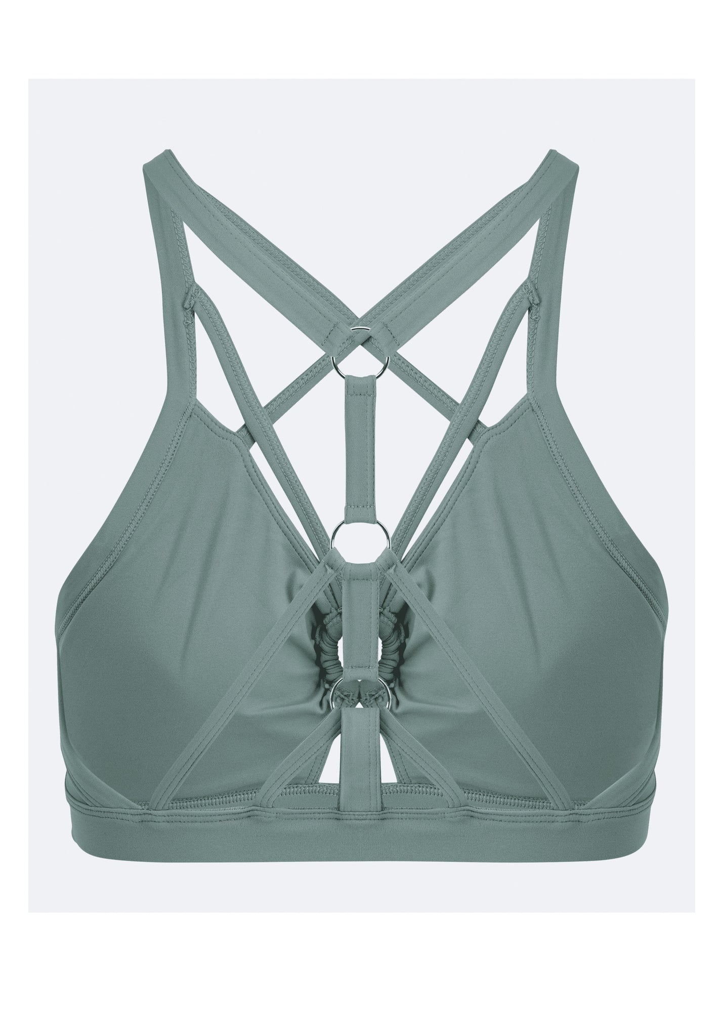 Criss Cross Front Top | Fresh Green