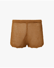 Crochet Booty Short | Suede