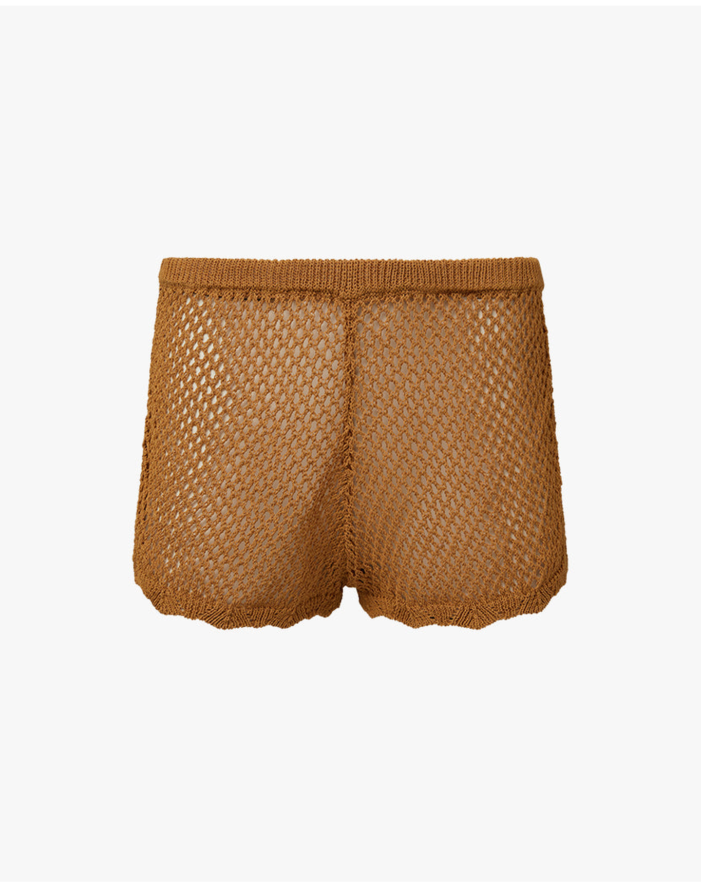 Crochet Booty Short | Suede