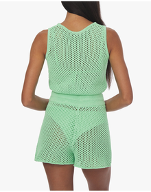 Crochet Shorts | Mint Green