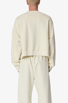 Cropped Crewneck | Off White