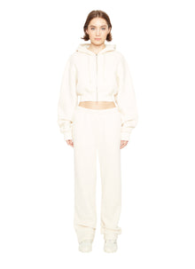 Womens | Flared Sweatpants | Ivory