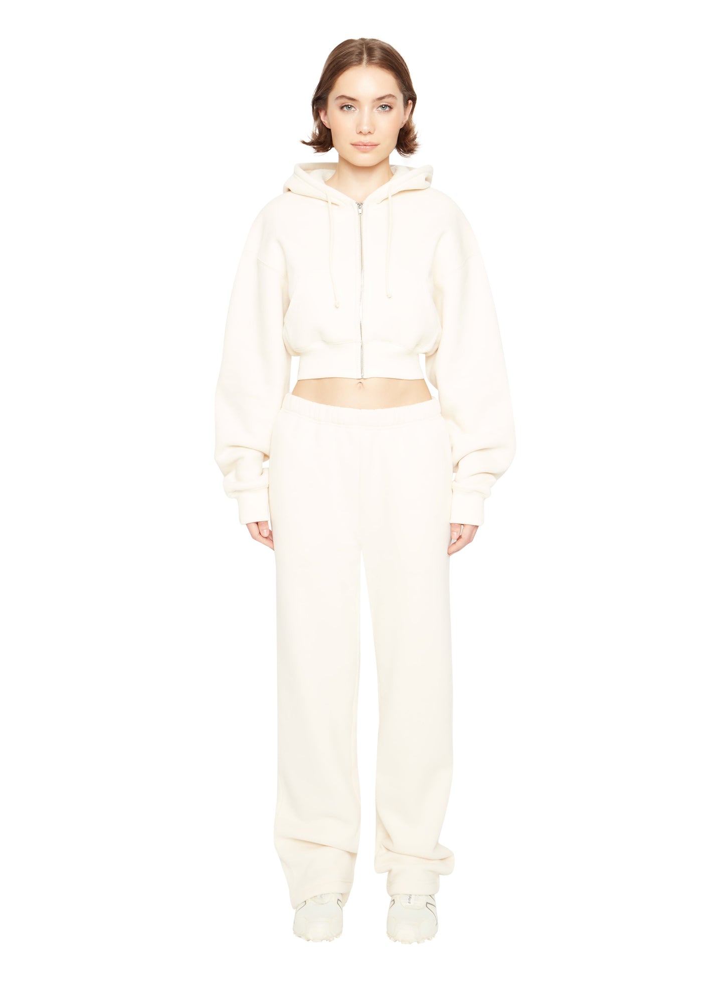 Womens | Flared Sweatpants | Ivory