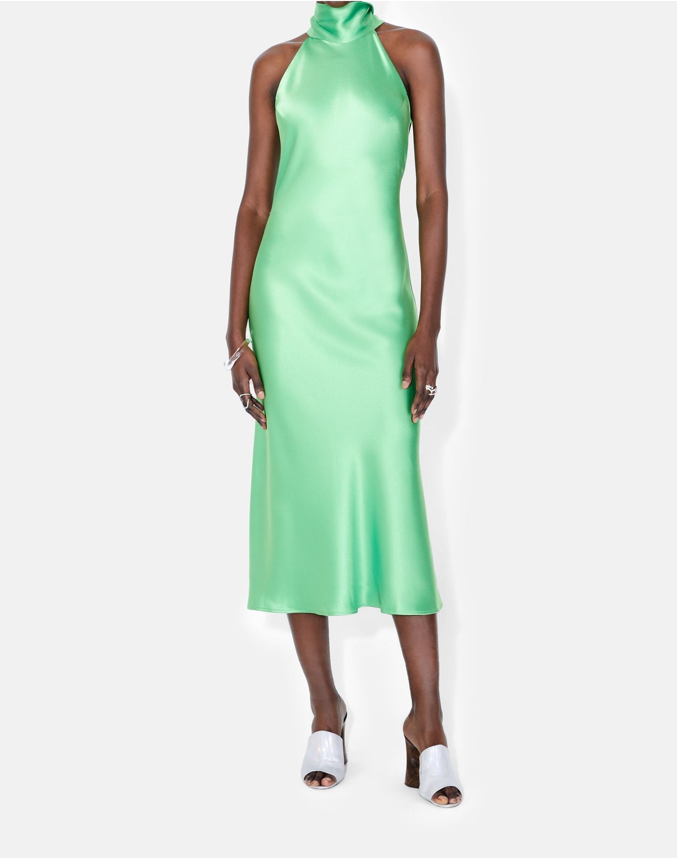 Cropped Sienna Dress | Paris Green