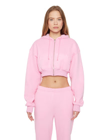 Cropped Zip-Up Hoodie | Blossom
