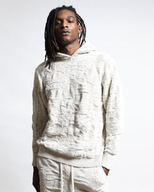 Crossover Netting Sweater Hoodie (FINAL SALE)-MENS-Twenty