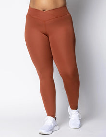Crossover FormFit Legging | Brick
