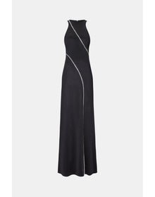 Crystal Cord Gown | Black