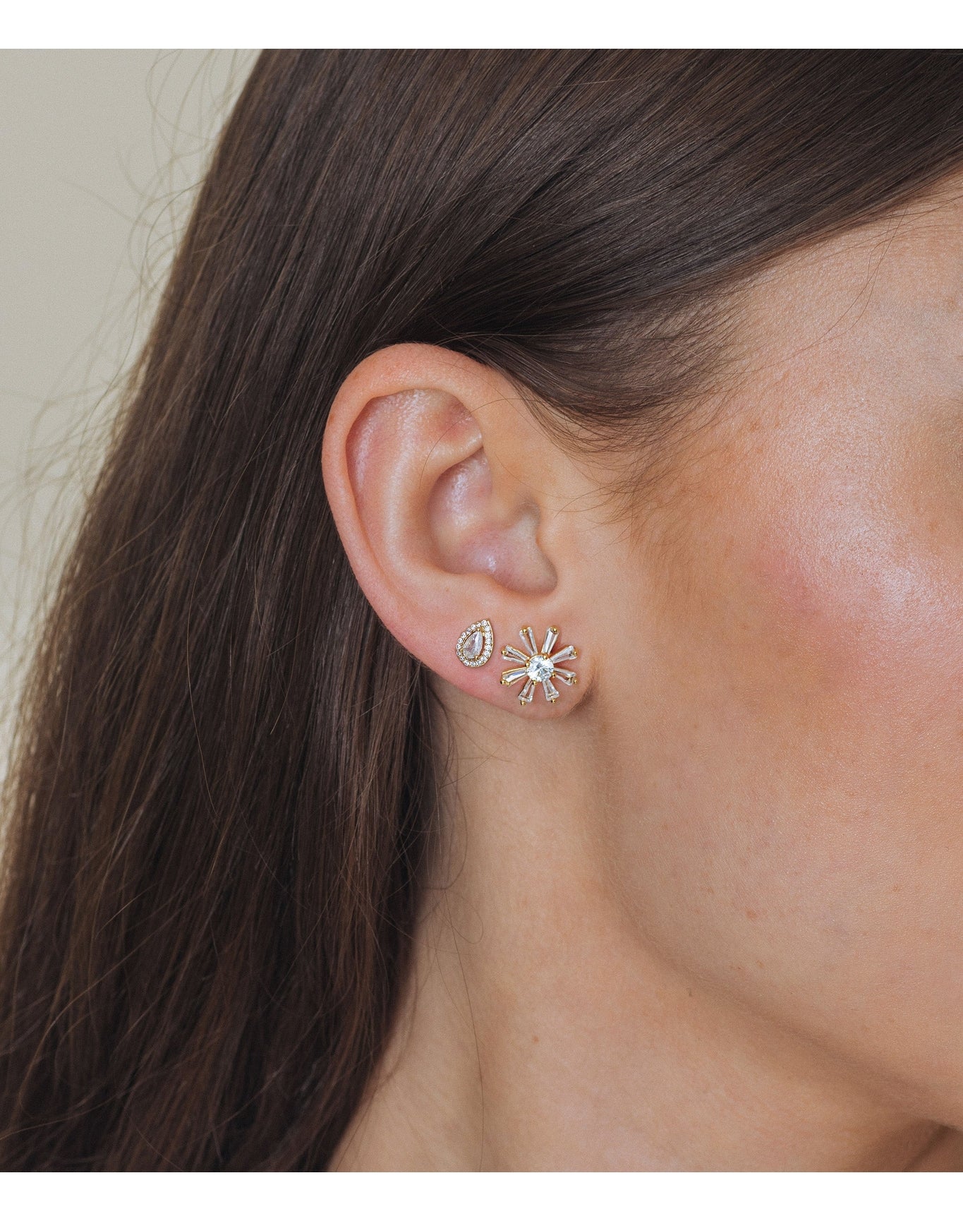 Crystal Stud Trio Set | Crystal