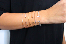 Bar Slip-On Cuff | 18K Rose Gold-Plated