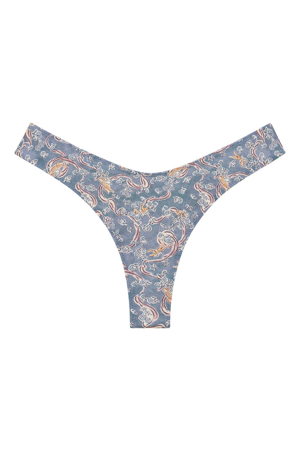 Added Coverage Lulu Zig Zag Stitch Bikini Bottom | Cupid