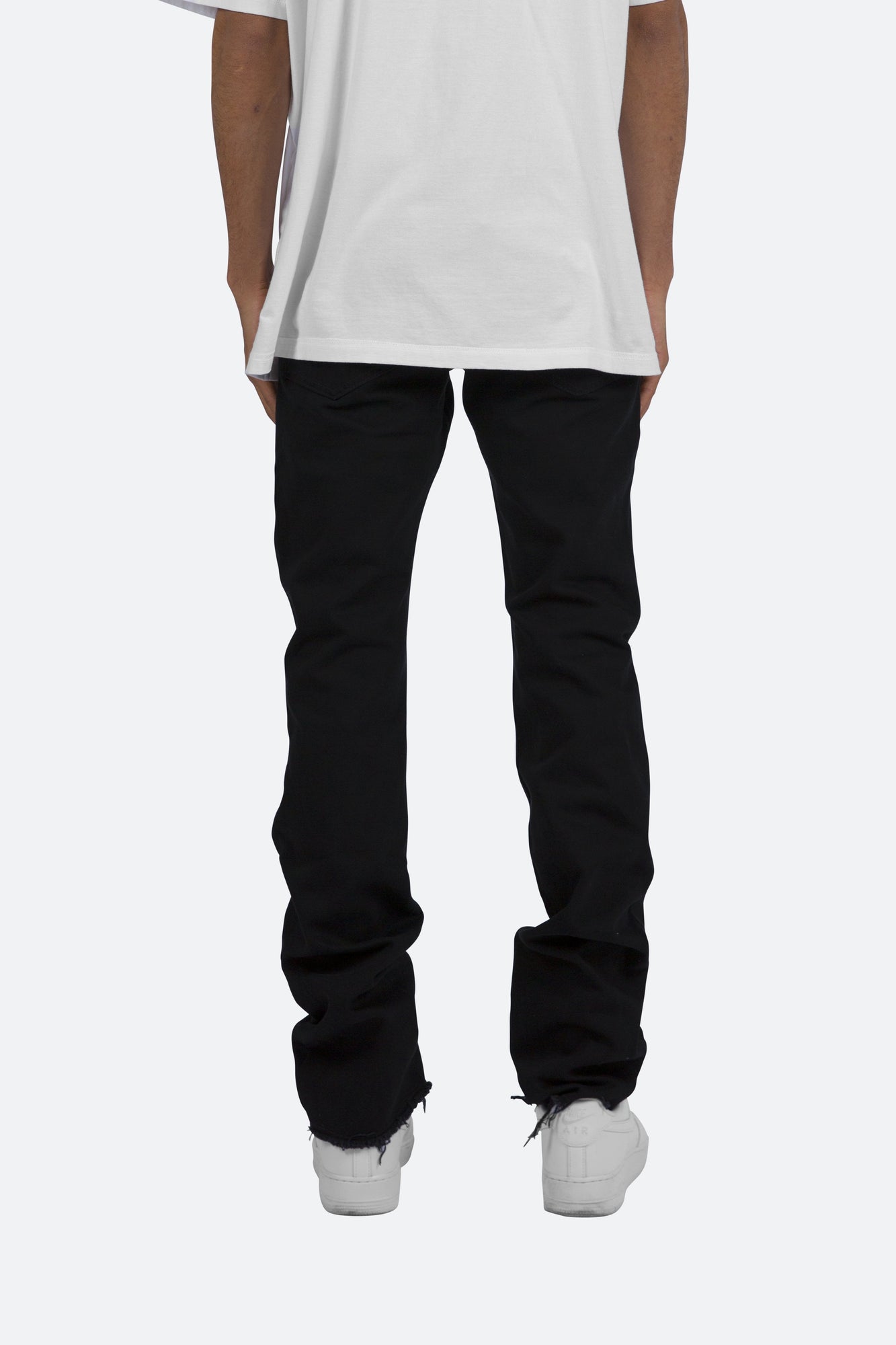 D181 Straight Denim | Black x White