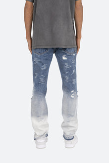 D293 Straight Denim | Blue x Yellow