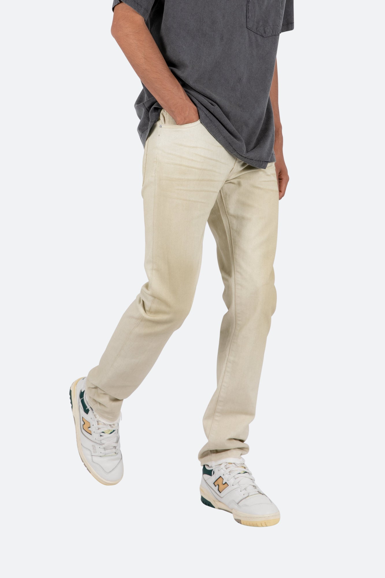 D450 Straight Denim | Tan