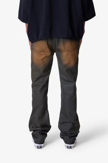 D732 Rust Wash Denim | Black/Brown