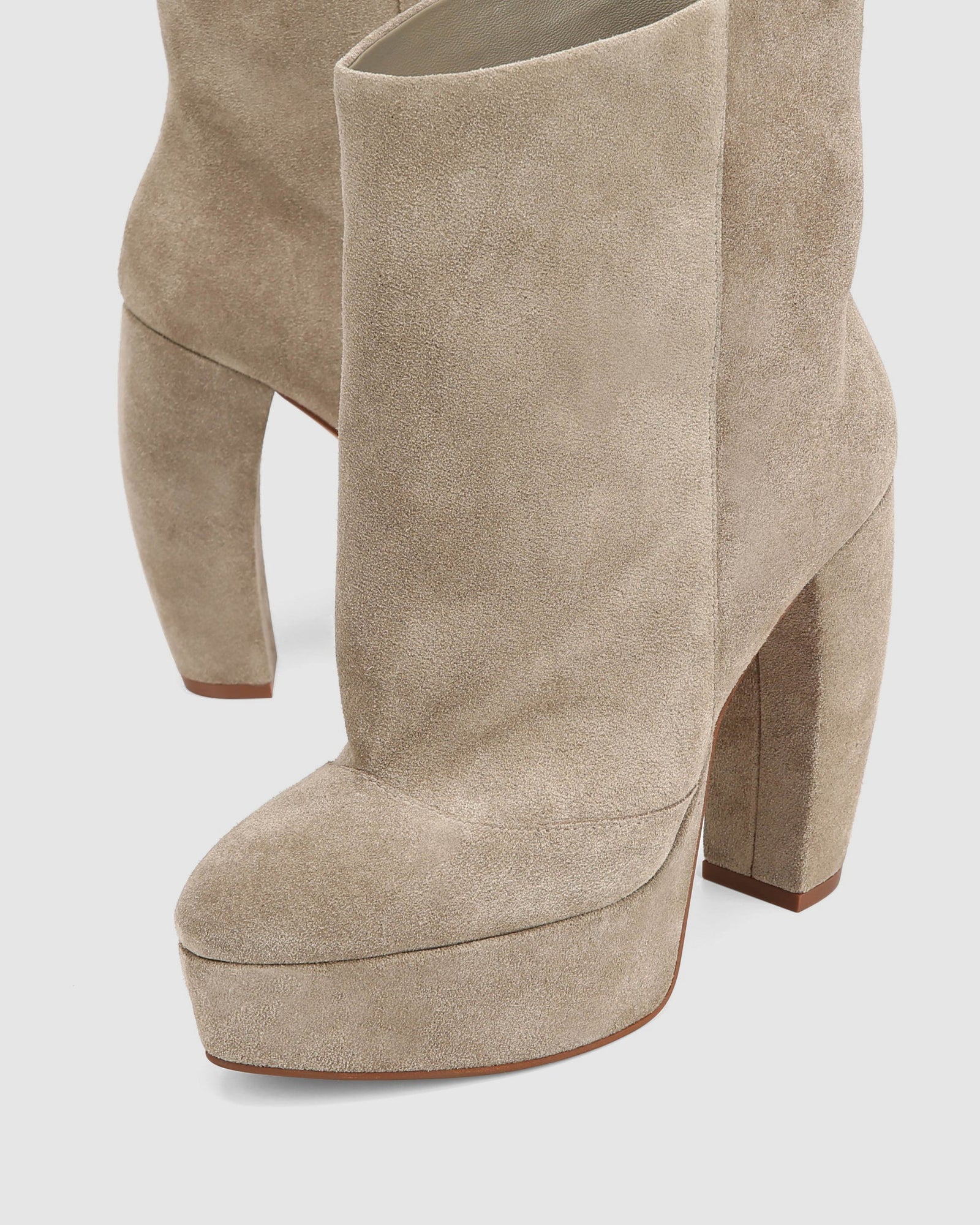 Womens | Dancer Suede Boot | Stone