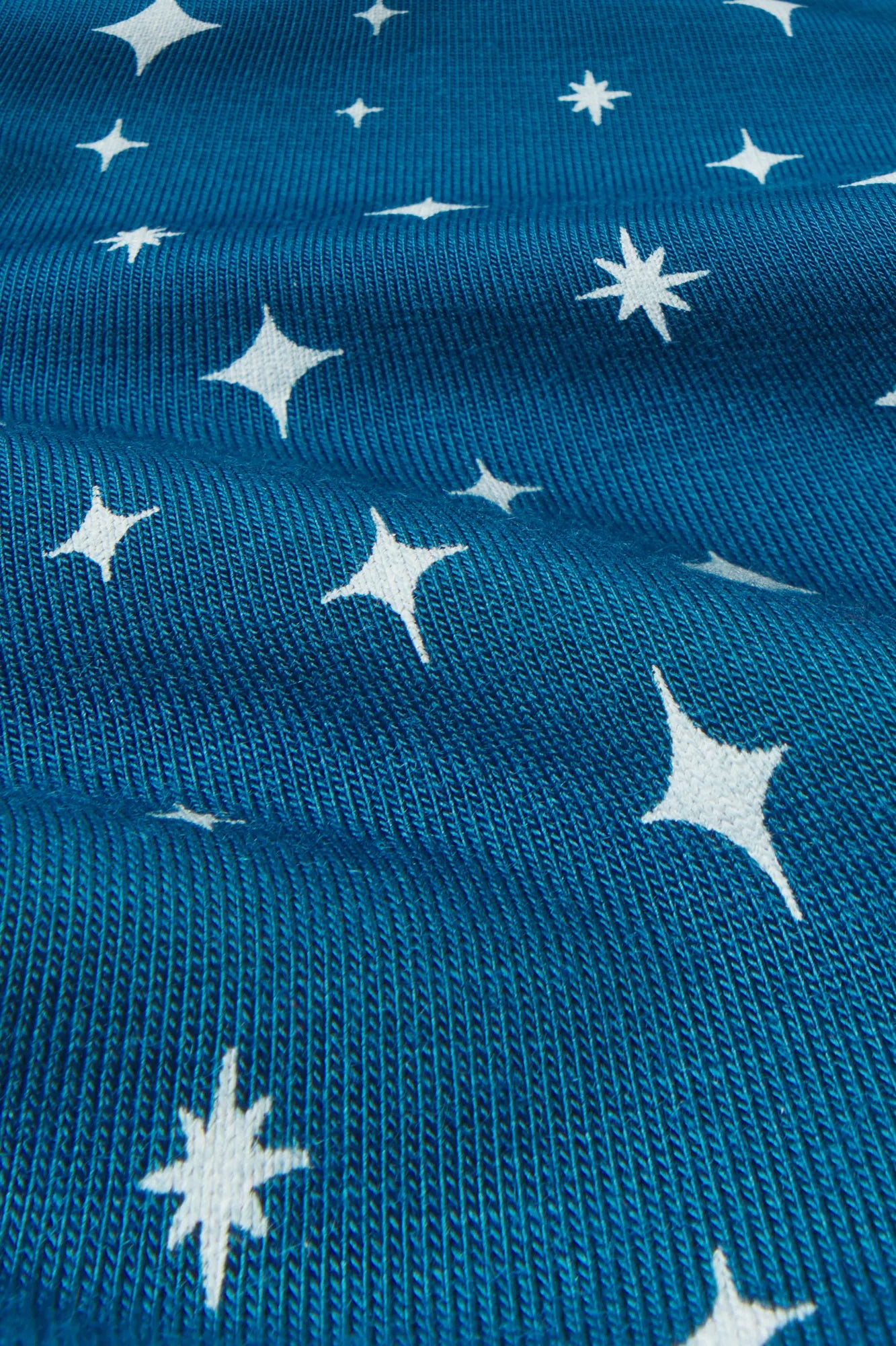 Men | William Printed TENCEL™ Modal Long PJ Set | Festive Lights Sapphire/Ivory