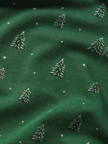 Men | William Printed TENCEL™ Modal Long PJ Set | Winterpine Forest Green/Ivory