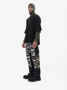 Man HYBRID DOWN SWEATPANT - Zebra - side